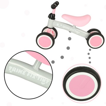 БАЛАНСОВЫЕ ВЕЛОСИПЕДЫ ДЛЯ ДЕТЕЙ TRIKE FIX TINY ЧЕТЫРЕХКОЛЕСНЫЙ НАСОС 6 ШТ.
