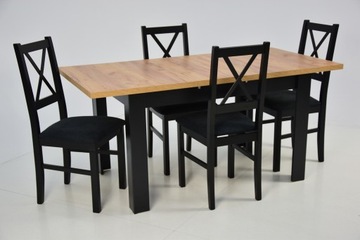 Стол обеденный раздвижной Craft 80x120/160 C-2