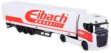 SCANIA 770S EIBACH TIR Z NACZEPĄ MODEL METALOWY BBURAGO 1:43