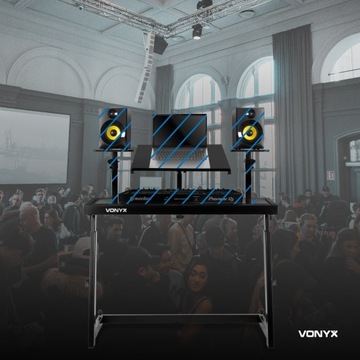 DJ-стол VONYX/ РЕГУЛИРУЕМЫЙ/ НАДЕЖНЫЙ/ МОБИЛЬНЫЙ