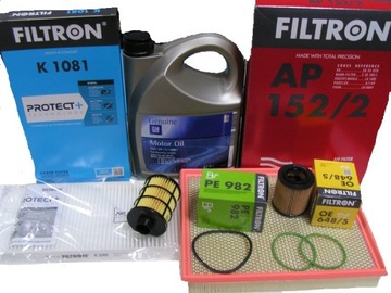 OLEJ GM 5W30 5L+FILTRY OPEL SIGNUM VECTRA C CDTI