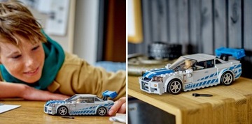 LEGO SPEED CHAMPIONS BLOCKS 76917 NISSAN SKYLINE GTR R34 ФОРСАЖ