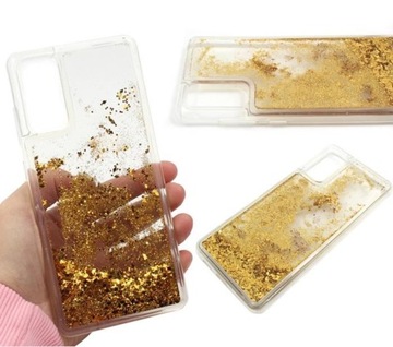 Etui Liquid / Water Case do Samsung S20 FE złote