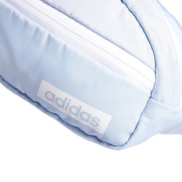 Torba biodrowa adidas Core unisex Biało Jasno Niebieska Saszetka Nerka