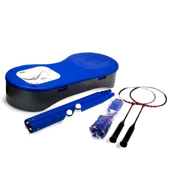 Теннисный комплект для бадминтона для 2 игроков с подставкой для бадминтона NILS