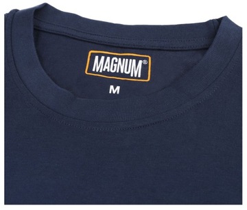 Koszulka Męska ELLIB MAGNUM T-Shirt Bawełniana z Nadrukiem Niebieska L