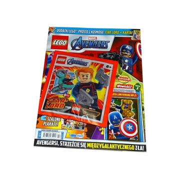gazetka magazyn LEGO Avengers - nr 2/2024 STSR LORD + karta