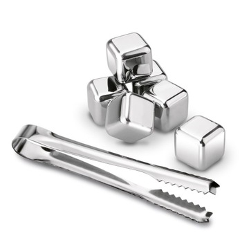 Металлические КУБИКИ ДЛЯ ВИСКИ для напитков, ЩИПЦЫ ДЛЯ ЛЬДА