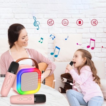 НАБОР ДЛЯ ДЕТЕЙ С МИКРОФОНОМ И ДИНАМИКОМ BLUETOOTH КАРАОКЕ