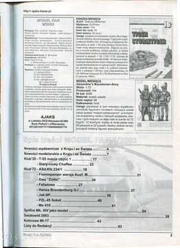 Модель Вентилятор 8/2003