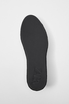 СЕРЫЕ ЭСПАДРИЛИ ZARA НА ДЖУТОВОЙ ПОДОШВЕ 43