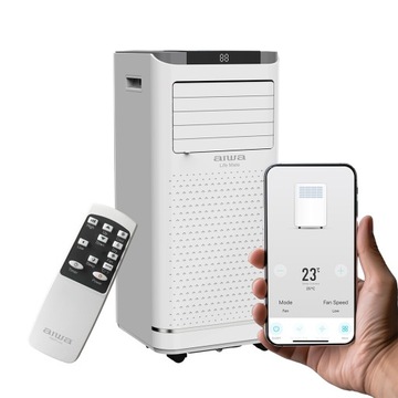 KLIMATYZATOR PRZENOŚNY 2,5 kW AIWA 3w1 - promo Ochłoda Osuszanie Wentylacja
