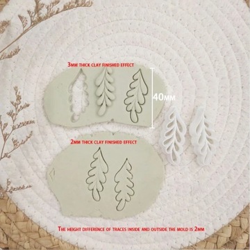 Soft Pottery Earrings Cutting Mold Heart Rainvow Irregular Geometric Shape