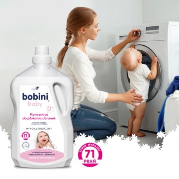 Bobini Hipoalergiczny Płyn do Płukania Tkanin dla Dzieci 2,5l 71 prań
