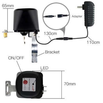 Inteligentne ramie do sterowania zaworem wody/gazu ZigBee 3.0 Tuya,Sonoff