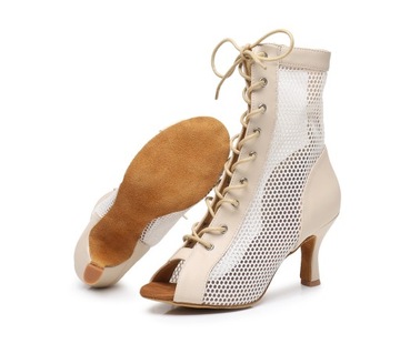 BUTY DO TAŃCA ELEGANCKIE OBCASY SANDAŁY DAMSKIE