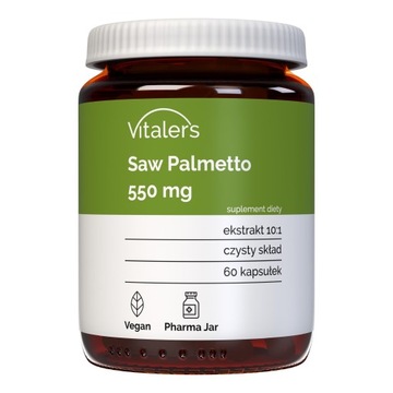Palma Sabalowa 550 mg Ekstrakt Saw Palmetto Wsparcie Prostaty Prostata 60k