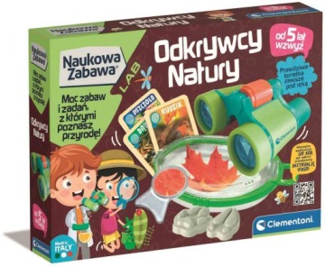 Лабораторія дослідника природи набір JUNIOR навчання гра 5+ CLEMENTONI