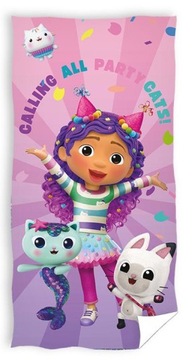KOCI DOMEK GABI RĘCZNIK KĄPIELOWY 140x70 cm BAWEŁNA GABI DOLLHOUSE
