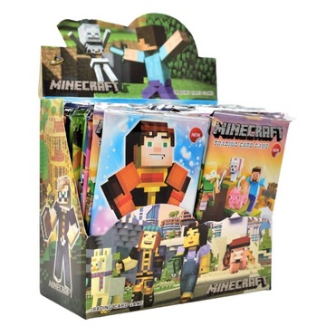 MINECRAFT 40 КОЛЛЕКЦИОННЫХ КАРТ (5 ПАКЕТОВ)