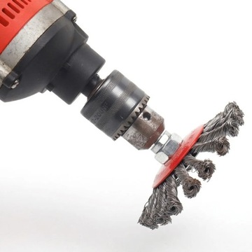 БОКОВАЯ ПРОВОЛОЧНАЯ ЩЕТКА ВИТАЯ ПРОВОЛОКА 115мм М14 ДЛЯ ШЛИФОВАЛЬНИЦЫ И ДРЕЛЫ