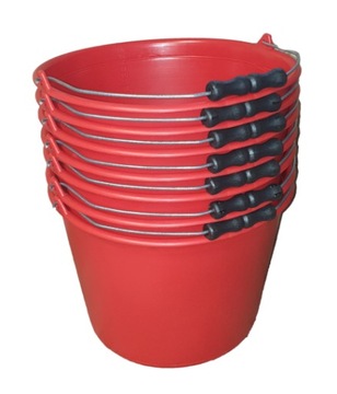 Wiadro gospodarcze 20L KOLOR ZESTAW 10SZT
