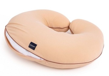 Подушка для кормления Poofi Organic Apricot с круассанами