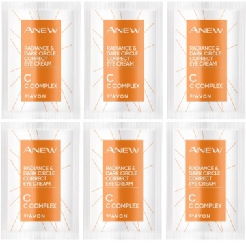 AVON ANEW Radiance Eye Correct Rozświetlający krem oczy Complex C próbki 6x