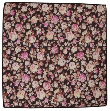 Elegancka Brązowa Poszetka ALTIES