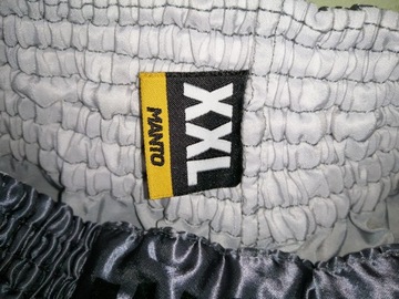 Шорты MANTO Muay Thai DUAL серого и черного цвета, XXL