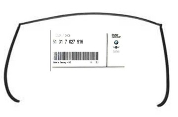 Оригинальный верхний уплотнитель заднего стекла BMW E60.