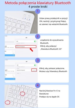 ЧЕХОЛ-КЛАВИАТУРА-МЫШЬ для APPLE IPAD 10.2 9-ПОКОЛЕНИЯ