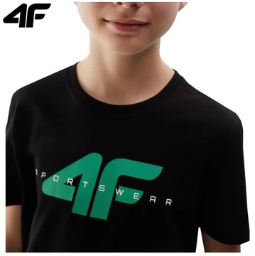 ФУТБОЛКА ДЛЯ МАЛЬЧИКОВ 4F ДЕТСКАЯ ФУТБОЛКА M1113 ХЛОПОК BASIC SPORTS 146