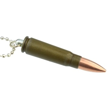 Wisiorek nabój AK-47 7,62x39mm