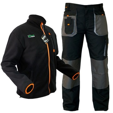 SPODNIE ROBOCZE MAJOR BHP + BLUZA POLAR R. 3XL 60