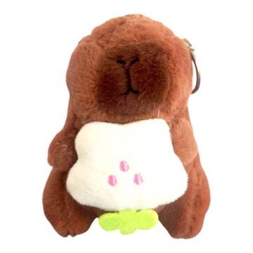 Кольцо клавиши талисмана Kapibara плюшевая кулон для ключа