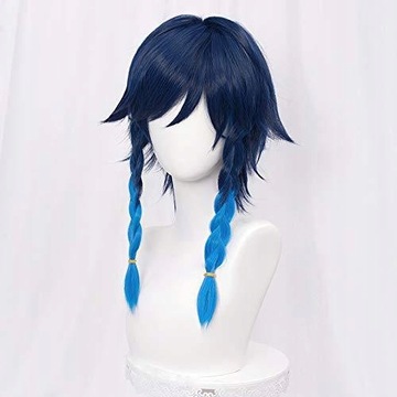 ПАРИК АНИМЕ GENSHIN IMPACT VENTI COSPLAY ПАРИК