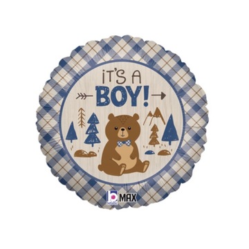 Balon foliowy WOODLAND It's a BOY