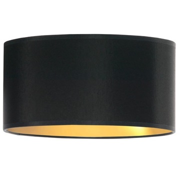 KLOSZ DUŻY ABAŻUR WALEC DO LAMP PLAFONU KINKIETU GOLD ZŁOTY 40CM