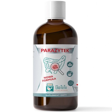 EKOTOTU Parazytek Płyn 100ml KURACJA NATURALNE EKSTRAKTY ZIOŁA NOWA FORMUŁA