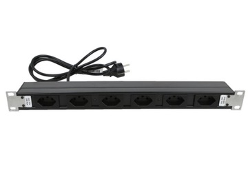 Steffen R 6xT13 Multiple socket outlet 6 Type J Ra