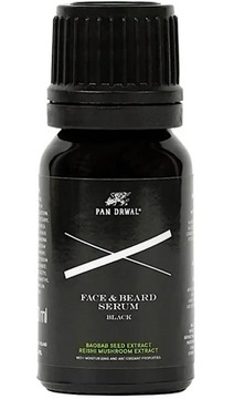 Pan Drwal x Black - Męskie serum nawilżające do twarzy i brody - 10 ml