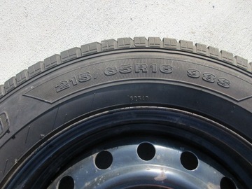 KOŁO ZAPASOWE DOJAZDÓWKA DAIHATSU TERIOS 5x114,3 215/65 R16 5J X16