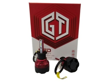 Светодиодные лампочки GT H3 CSP Furlight Zes Cree 80w Plug и Play Canbus ultra Sloug