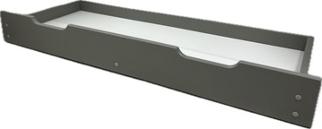 Szuflada pod łóżko szara 200cm