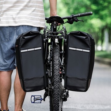 WEST BIKING Большая вместительная велосипедная корзина на 30 л.