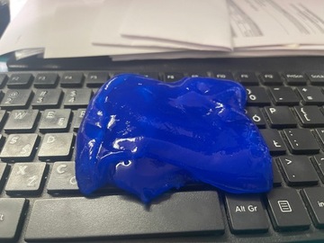 Эластиновый волшебный пластилин для слизи-пыли.