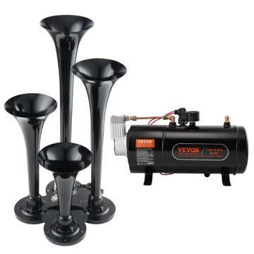 Zestaw VEVOR Air Horn 170 W 12V 3 L Sprężarka Zestaw powietrza klaksonu