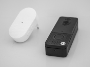 Беспроводной WI-FI ВИДЕОЗВОНОК Дверной звонок T8 Черный + ПРИЕМНИК