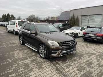 Mercedes Klasa M W166 Off-roader 350 BlueTEC 4MATIC 258KM 2014 Mercedes ML 350 4Matic Automat Skóra Pneumatyka, zdjęcie 1